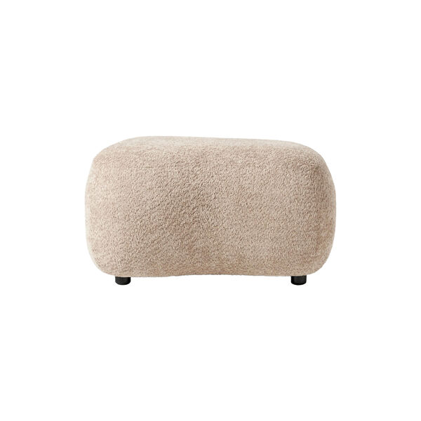 Alba Pouf, boucl&eacute; beige, Westwing Collection