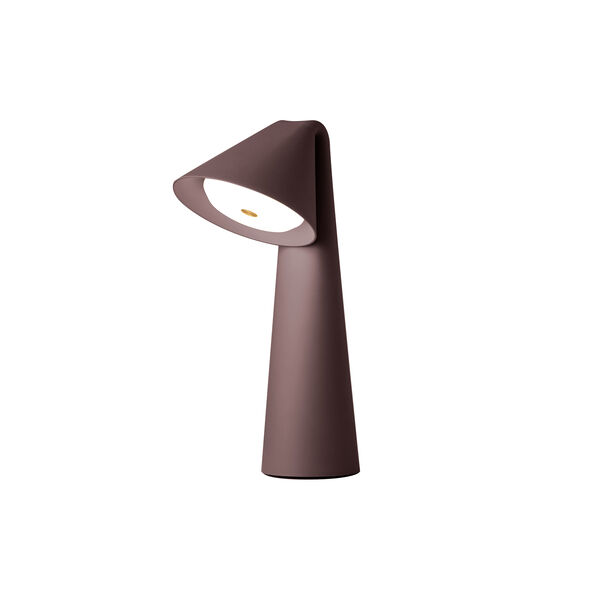 Ami Portable Table Lamp, chocolate clay, FRANDSEN