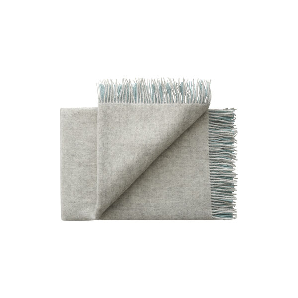 Drej&oslash; plaid, 05206 aqua, Silkeborg Uldspinderi