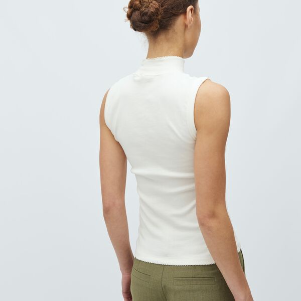 Magen SL Crochet-M T-shirt, sugar, mbyM