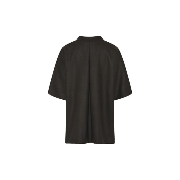 Anette Wool Cape - Short, forest green, LA RŌUGE