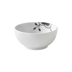 Sort Mega Riflet skål 47 cl, Royal Copenhagen