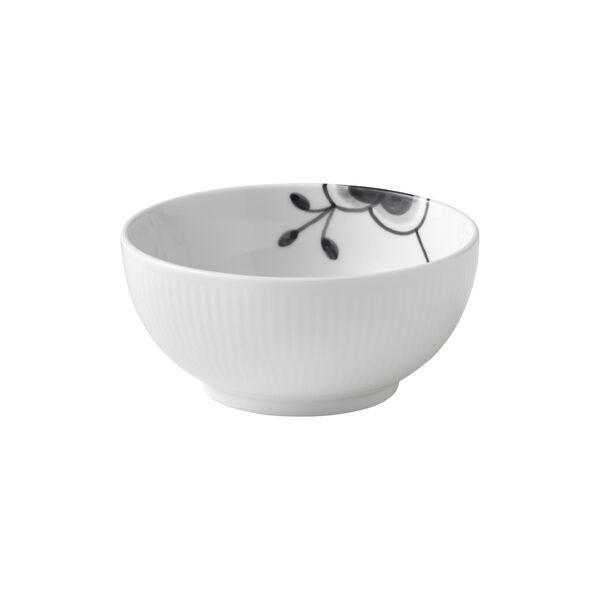 Sort Mega Riflet skål 47 cl, Royal Copenhagen