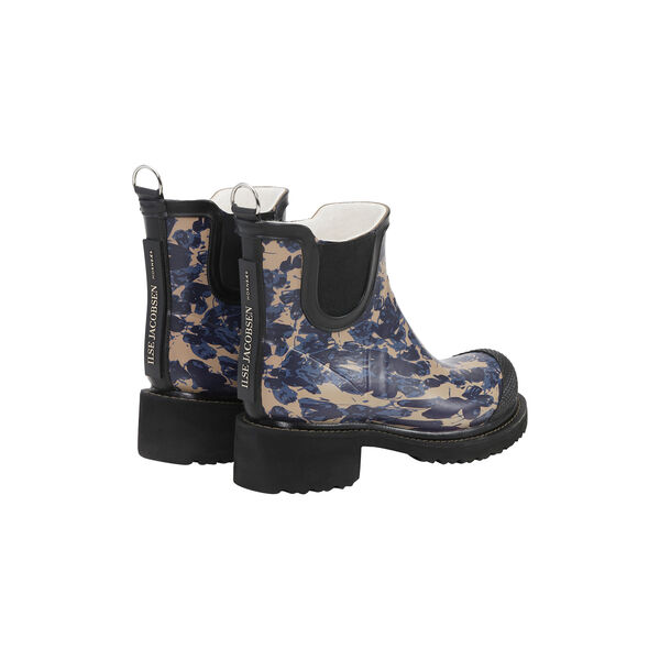 Short Rubber Boot | Beige Butterfly | Gummist&oslash;vle, Ilse Jacobsen Hornb&aelig;k