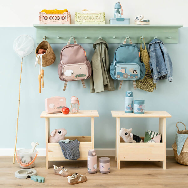 Tiny Farm børnerygsæk, powder, Done by Deer