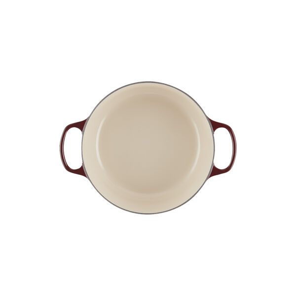 Signature rund st&oslash;bejernsgryde &Oslash; 26 cm, garnet, Le Creuset