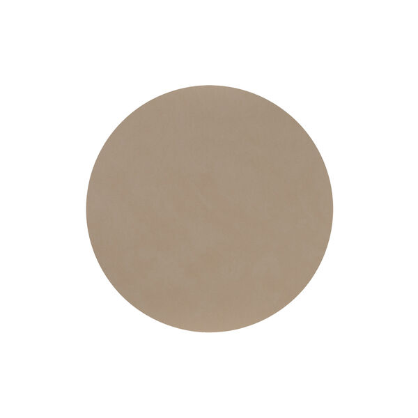 Nupo d&aelig;kkeserviet Circle L, clay brown, LIND DNA