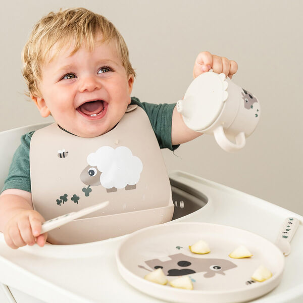 Tiny Farm foodie tallerken, sand, Done by Deer