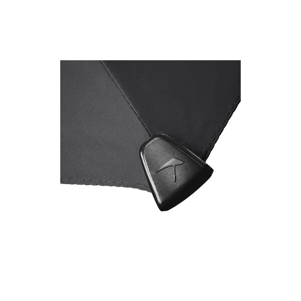 Mini automatic foldable storm umbrella, pure black, Senz