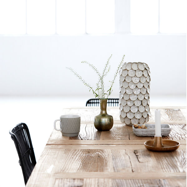 HDDot Vase H&oslash;j, Hvid, House Doctor