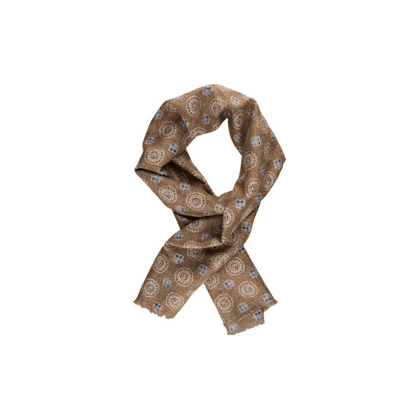 Scarf Wool, brown pattern, Stenströms