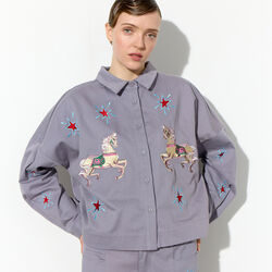 Electra Shirt, grey, HUNK&Oslash;N