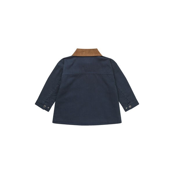 Twill Jacket w. Corduroy Collar, Copenhagen Colors Organics