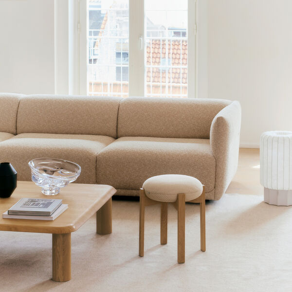 Nami 3-pers. sofa, Zero 0001, Fredericia Furniture