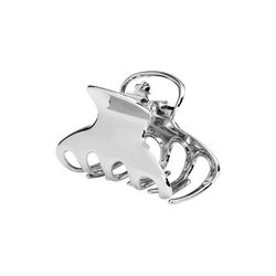 Glossy Hair Claw, silvery, SUI AVA