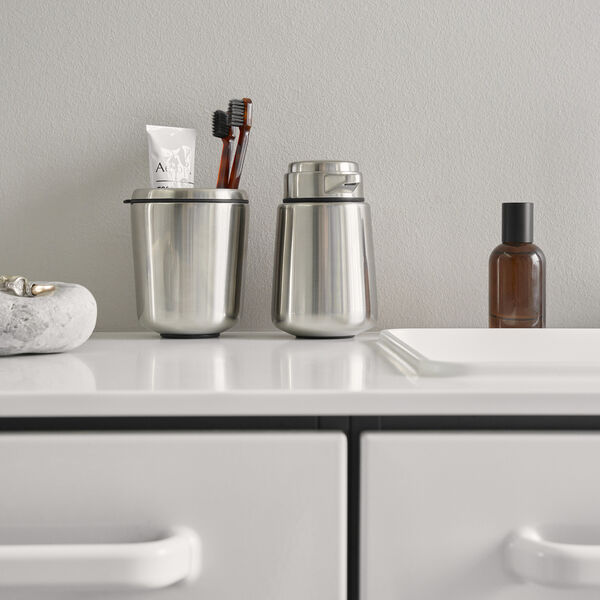 VIPP7 tandbørstekrus, rustfrit stål VIPP7 tandbørstekrus, rustfrit stål, Vipp