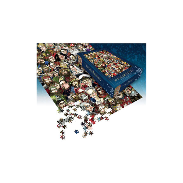 Kongerækken puslespil Kongerækken puslespil, Forlaget Zebra