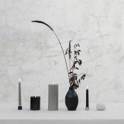 LED Classic Taper Candle 20 cm 2 pcs, sandstone, Uyuni Lighting