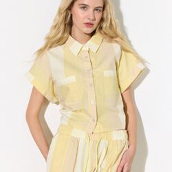 Tilly Shirt, yellow, HUNK&Oslash;N