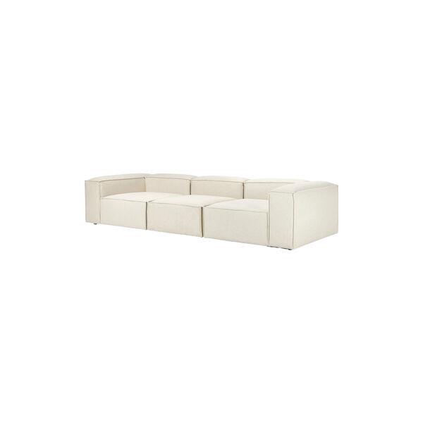 Lennon modulær 4-pers. sofa, vævet off white, Westwing Collection