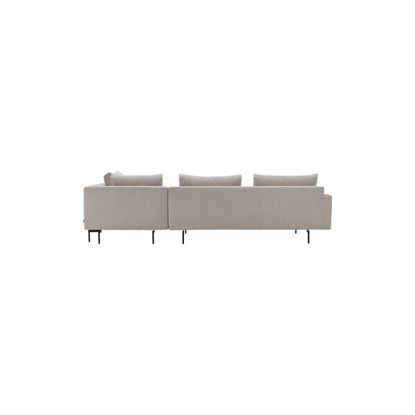 Edge V2 sofa med højrevendt chaiselong, soft 02, Wendelbo