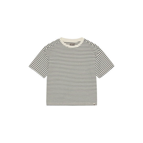 T-shirt SS YD Stripe, navy blazer, HUTTEliHUT