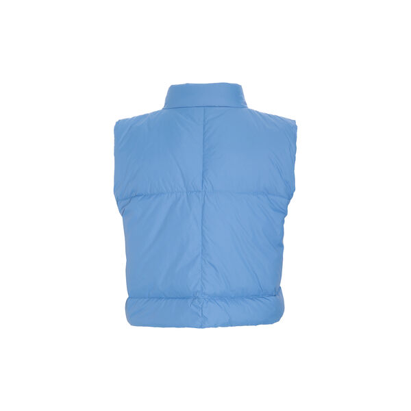 Feather down kort vest, lake blue, BITTE KAI RAND