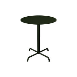 PICO Café Table with 4 Star Base Ø 64, olive green, HOUE