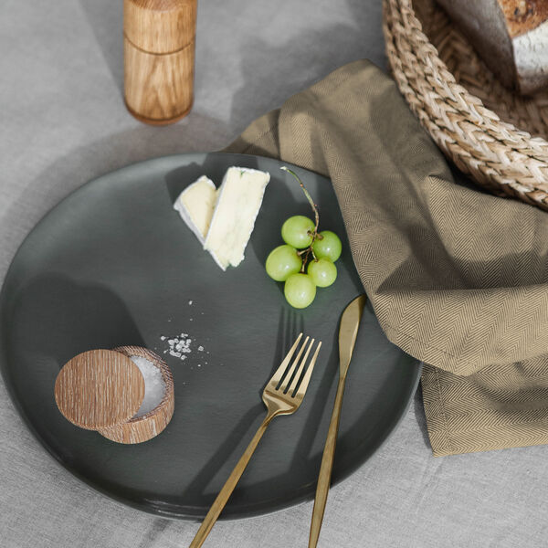 Napkin Herringbone twill 2 stk., taupe, EKTA Living