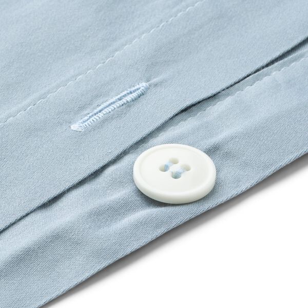 Satin sengesæt, dueblå, Sekan