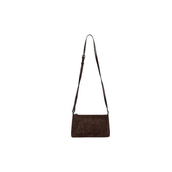 MarciMBG Crossbody Bag Suede, dark brown, Markberg
