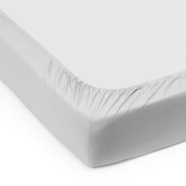 SUPIMA PERCALE lagen til boxmadras, platinum grey, Georg Jensen Damask