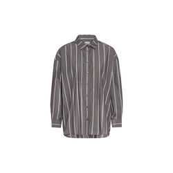 IHSADIA Shirt, brown stripe IHSADIA Shirt, brown stripe, ICHI