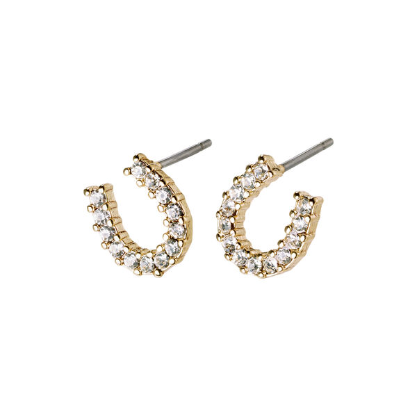 LEANNA Good Luck Crystal Øreringe, gold plated, Pilgrim