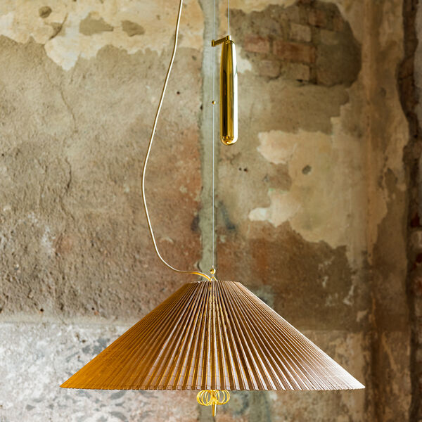 A1972 Pendant, brass/bamboo A1972 Pendant, brass/bamboo, GUBI