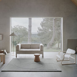 Lineal Poem gulvt&aelig;ppe, moss, Linie Design