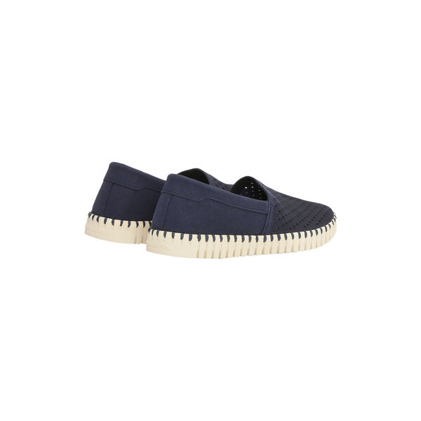 Tulip Espadrille, dark indigo pearled ivory, Ilse Jacobsen Hornb&aelig;k