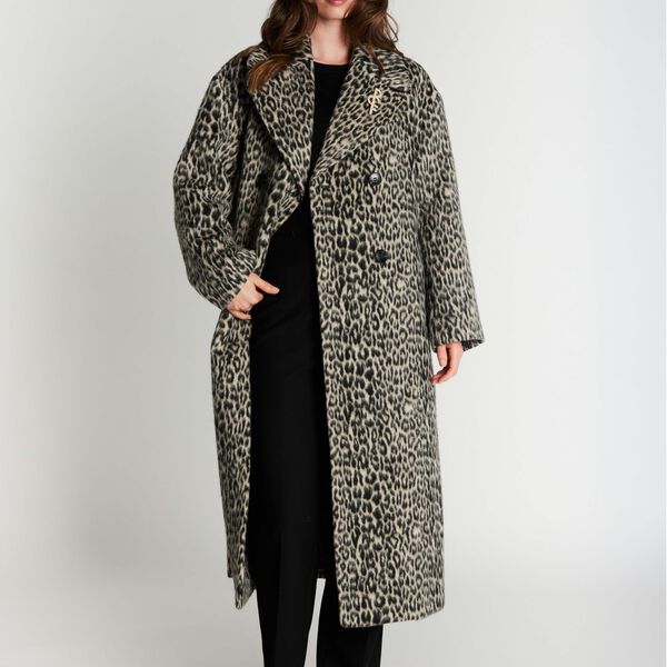 7801RDFKanza coat, black, RUE de FEMME
