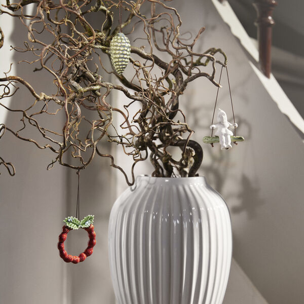 Christmas Tales krans, rød, Kähler