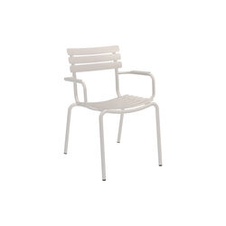 ALUA Dining Chair with Armrest, muted white, HOUE