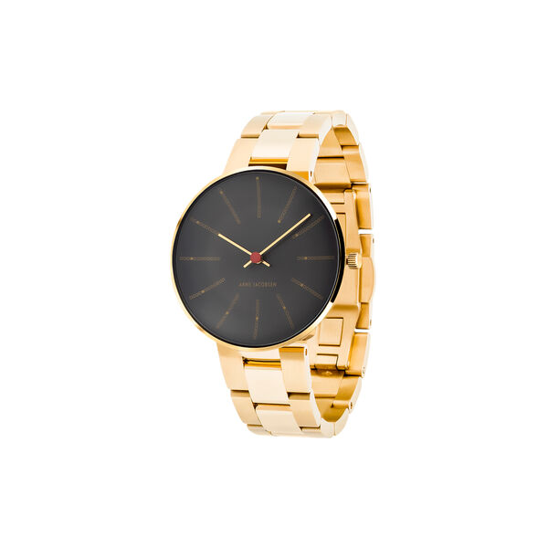 Bankers armbåndsur, grey/gold Bankers armbåndsur, grey/gold, Arne Jacobsen Watches