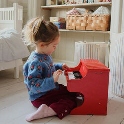 Piano Glossy, red, Konges Sl&oslash;jd
