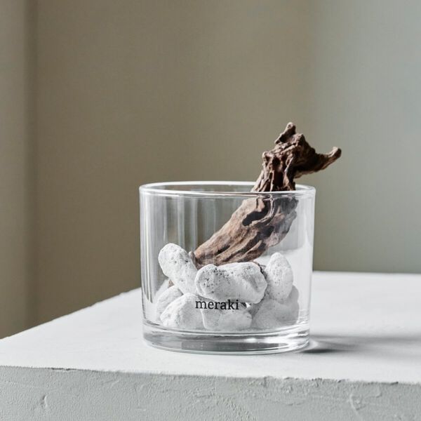 Duftfrisker MKLavastone & wood, hvid, Meraki