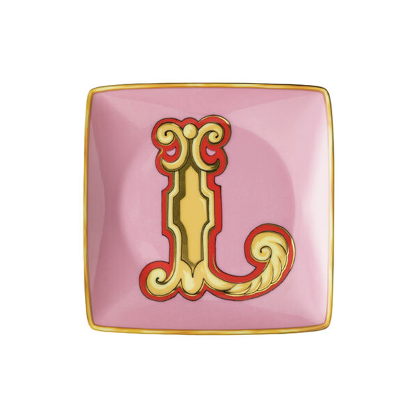 Versace Alphabet Dish L Versace Alphabet Dish L, Rosenthal x Versace
