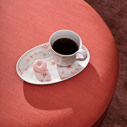 Koral Musselmalet Halvblonde højhankskop 33 cl, Royal Copenhagen