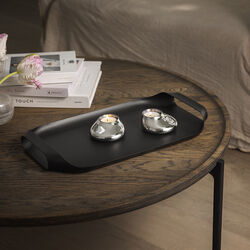 Serveringsbakke, black Serveringsbakke, black, Eva Solo