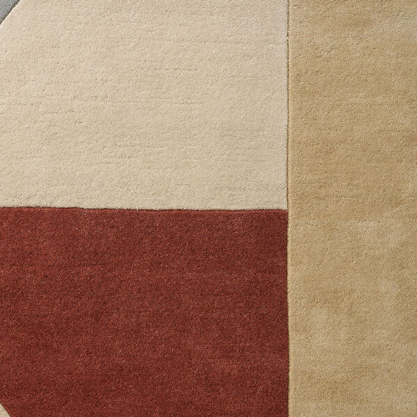 Radiality gulvt&aelig;ppe, ruby, Linie Design
