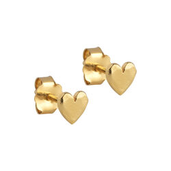 Heart Studs , gold, ENAMEL Copenhagen