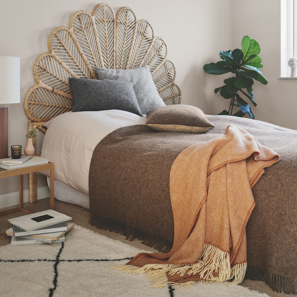 Oxford plaid, 00410 dark brown, Silkeborg Uldspinderi