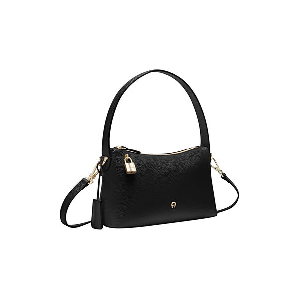 Delia Hobo Bag | Black | Skuldertaske, Aigner